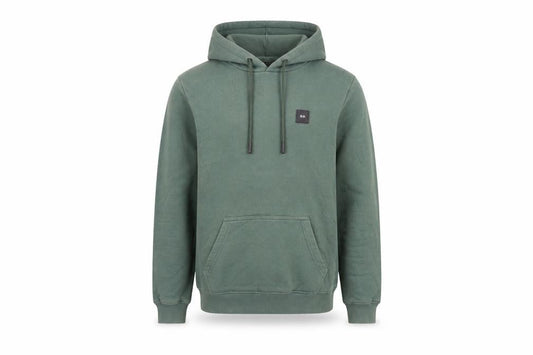 Daniel Daaf Mens Green Cotton Pullover Hoodie Size S - Logo Pockets