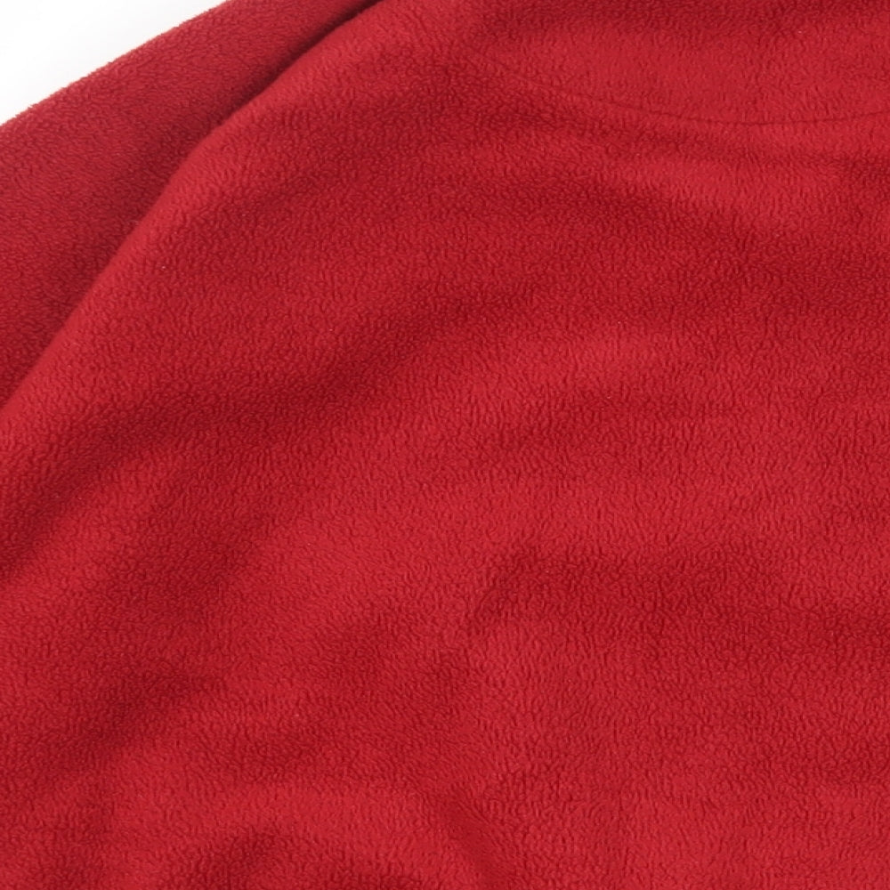 Cotton Traders Mens Red Jacket Size M Zip - Logo Zipped Pockets