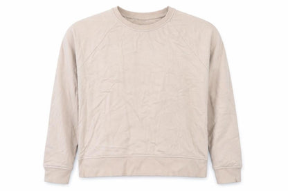 H&M Womens Beige Cotton Pullover Sweatshirt Size M Pullover