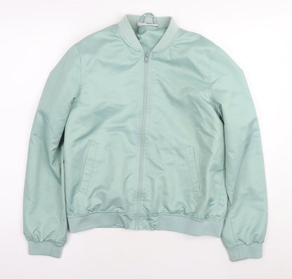 Noisy May Womens Blue Jacket Size L Zip