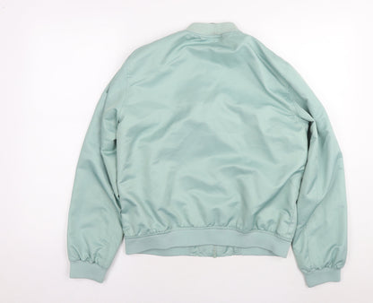 Noisy May Womens Blue Jacket Size L Zip