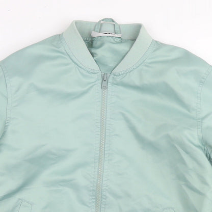 Noisy May Womens Blue Jacket Size L Zip