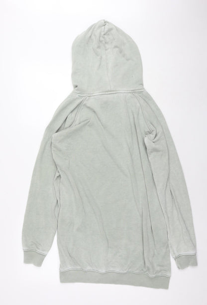 Next Womens Grey Cotton Pullover Hoodie Size S Pullover - Tunic