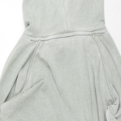 Next Womens Grey Cotton Pullover Hoodie Size S Pullover - Tunic
