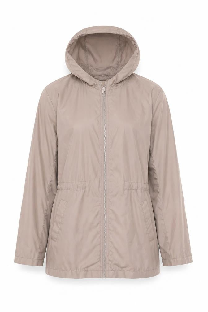 New Look Womens Beige Jacket Size L Zip
