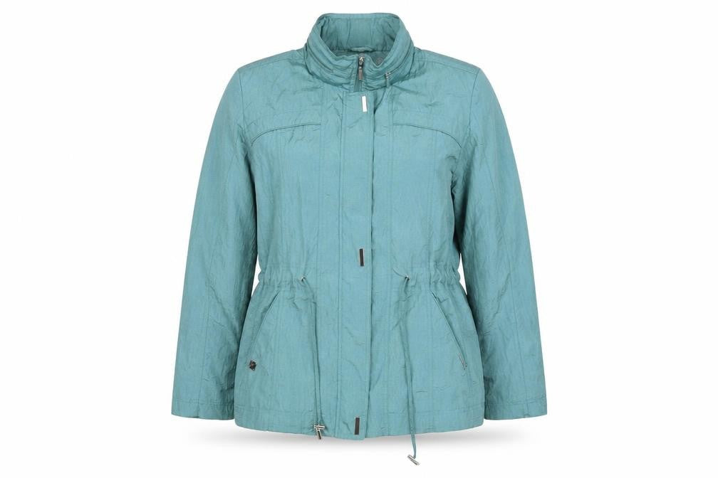 Klass Womens Blue Parka Coat Size 20 Zip