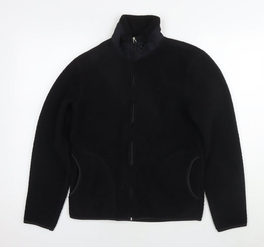 H&M Womens Black Jacket Size XS Zip