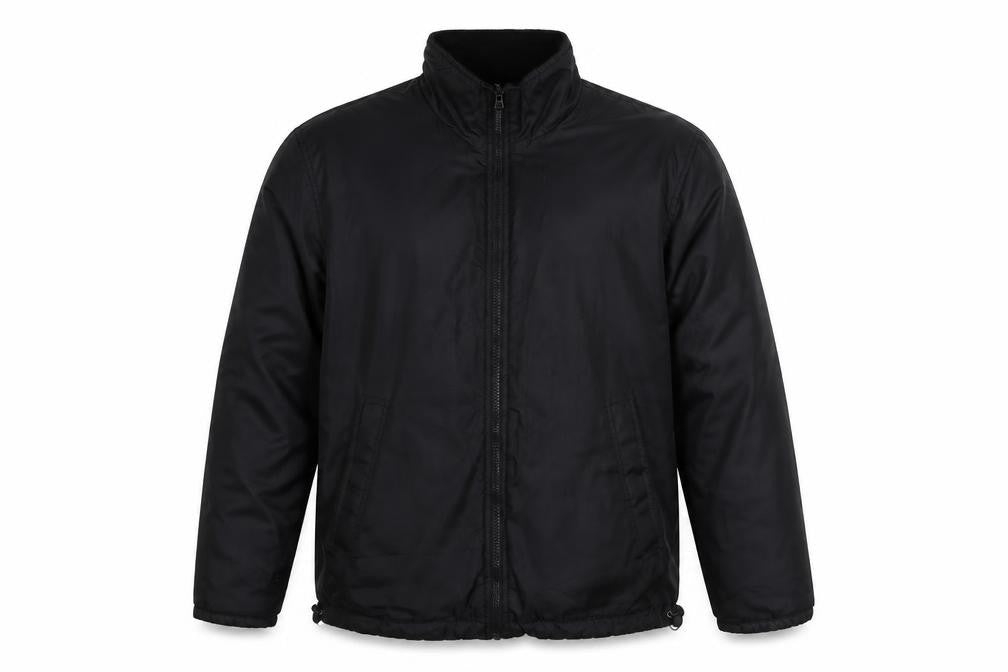 Crane Sports Mens Black Jacket Size M Zip - Reversible