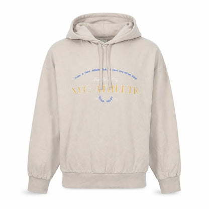 H&M Womens Beige Cotton Pullover Hoodie Size S Pullover - N.Y.C