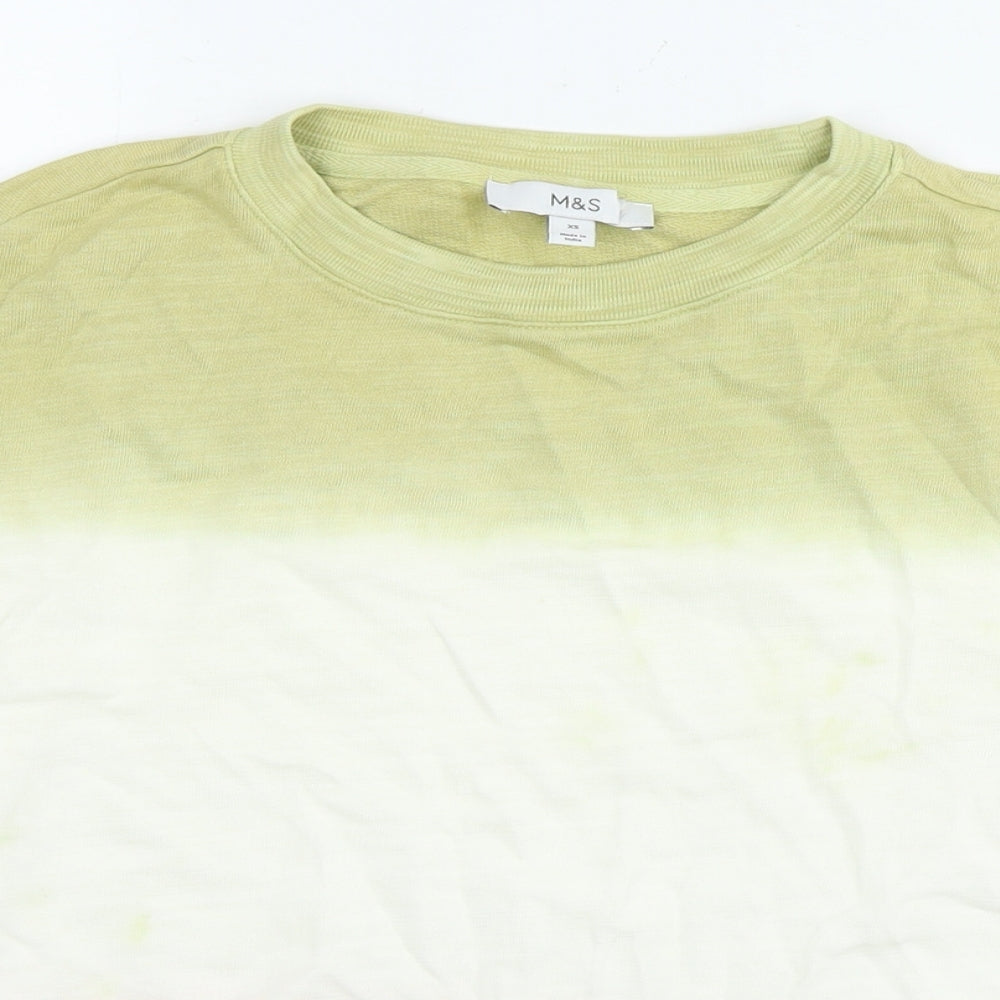 Marks and Spencer Womens Multicoloured Polyester Pullover Sweatshirt Size XS Pullover