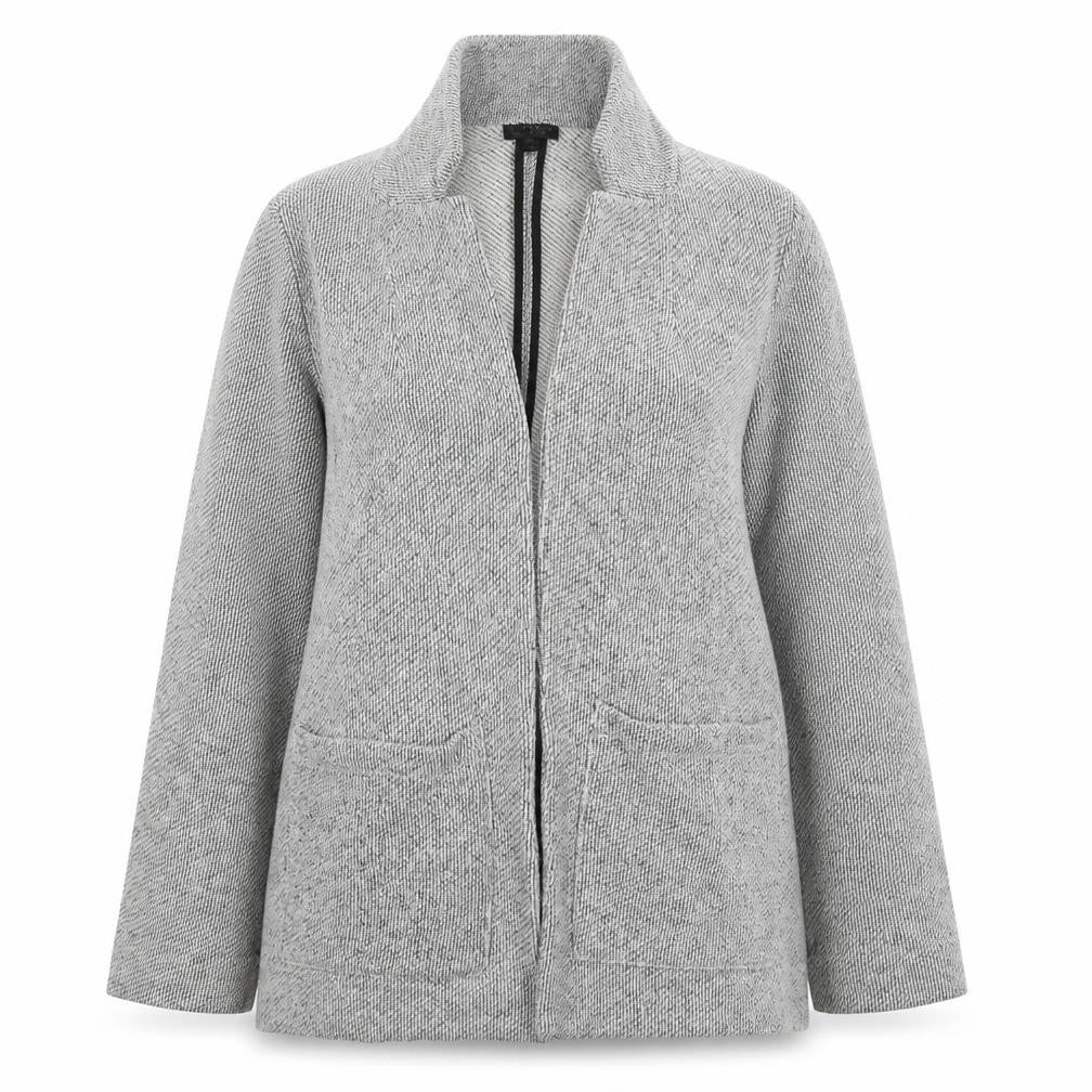 Topshop Womens Grey Kimono Jacket Size 8 Zip