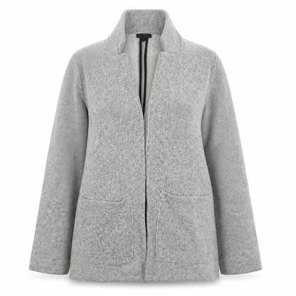 Topshop Womens Grey Kimono Jacket Size 8 Zip