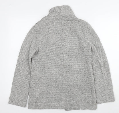 Topshop Womens Grey Kimono Jacket Size 8 Zip