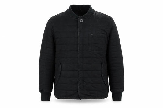 Krew Mens Black Jacket Coat Size S Zip