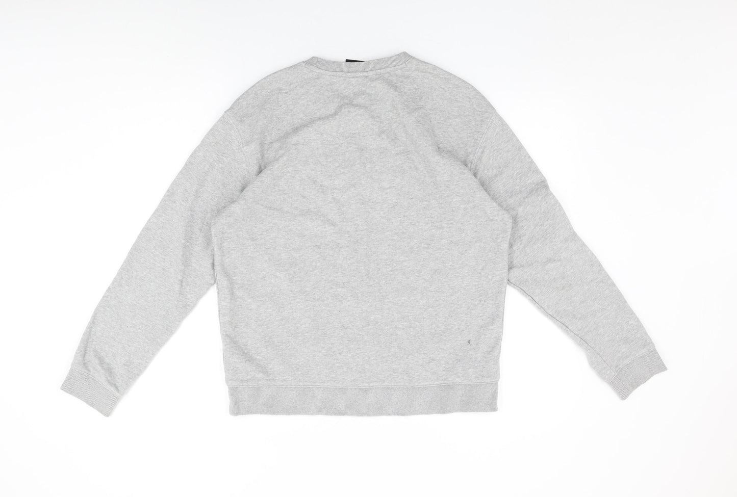 BT21 Womens Grey Cotton Pullover Sweatshirt Size S Pullover - Panda Print