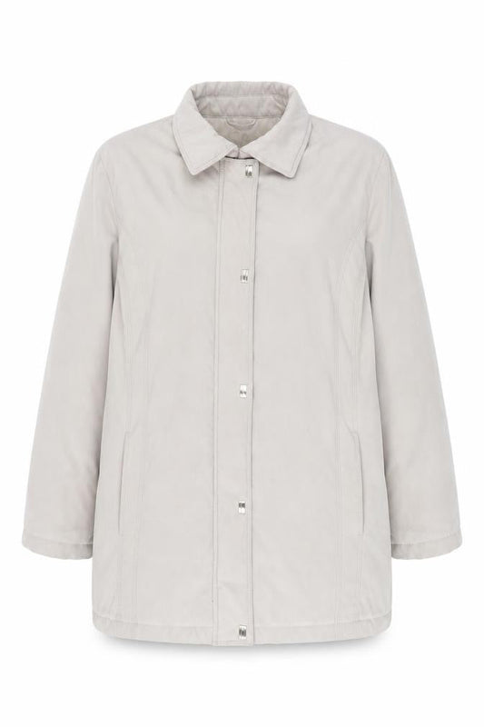 Eliza Gray Womens Grey Overcoat Coat Size 16 Zip
