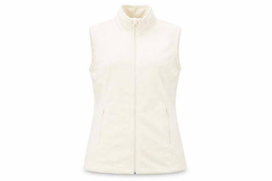 Damart Womens Ivory Gilet Jacket Size 14 Zip