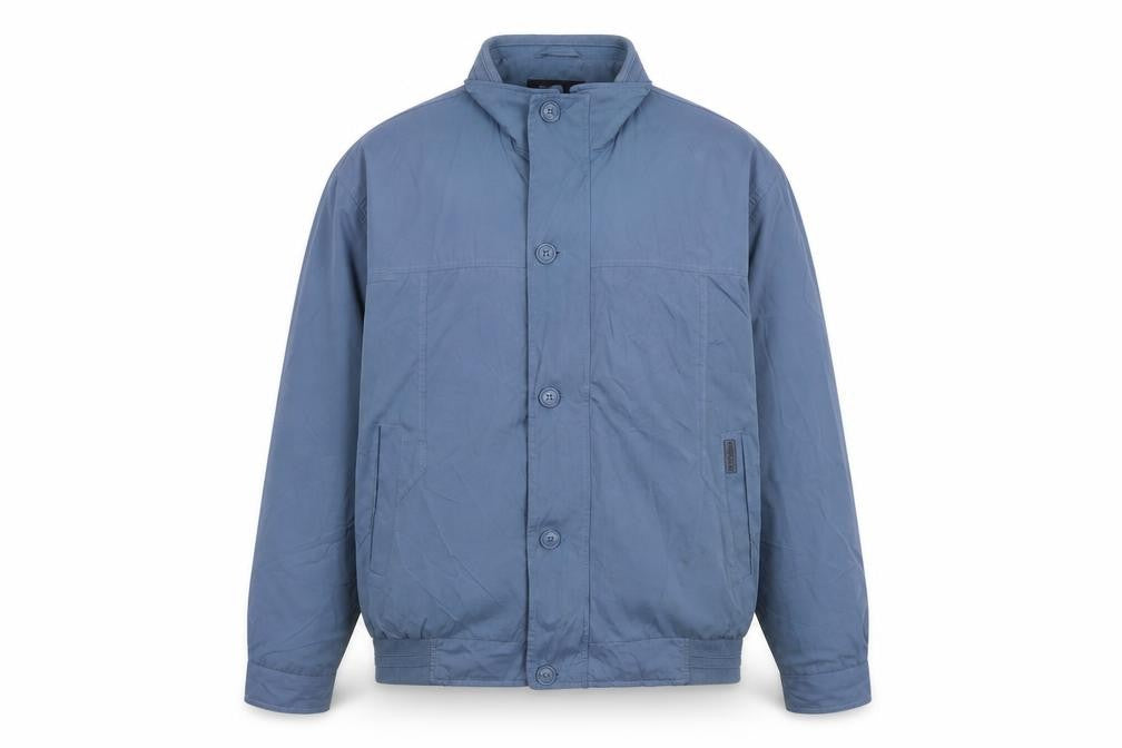 Bosideng Mens Blue Bomber Jacket Coat Size M Zip