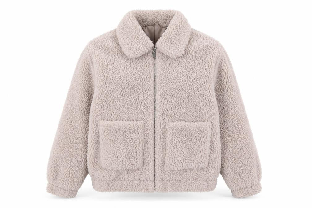 New Look Womens Pink Jacket Size M Zip