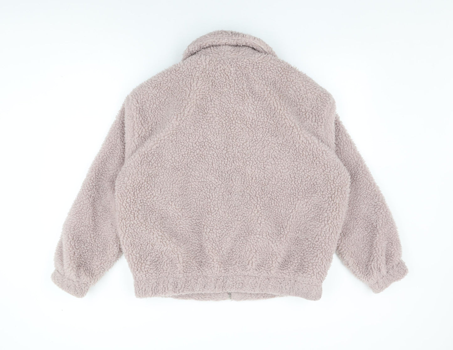 New Look Womens Pink Jacket Size M Zip