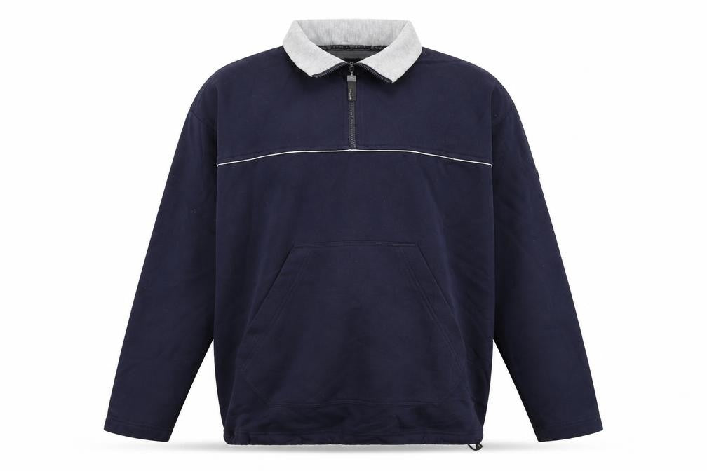 Mettle Mens Blue Cotton Pullover Sweatshirt Size XL