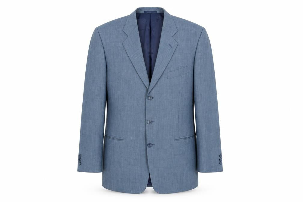 Westbrook Mens Blue Polyester Jacket Suit Jacket Size 44 Regular