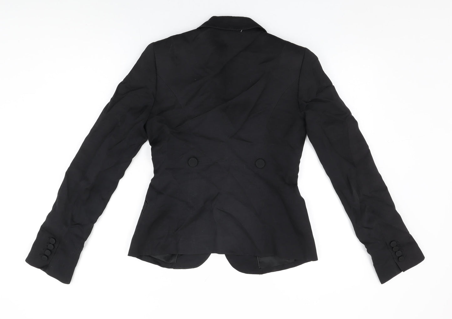 Joseph Womens Black Jacket Blazer Size 10 Button