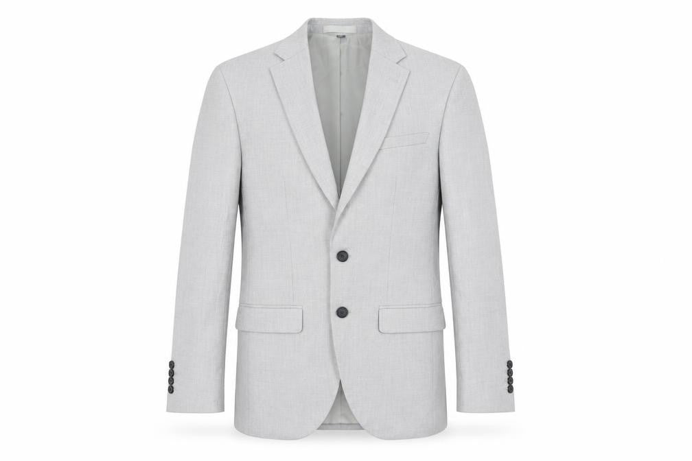 Marks & Spencer Mens Grey Polyester Jacket Suit Jacket Size 36 Regular