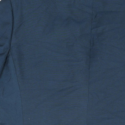 Next Mens Blue Polyester Jacket Suit Jacket Size 40 Regular