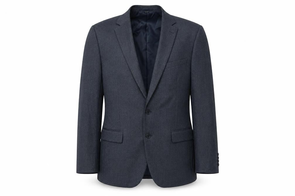 Marks & Spencer Mens Black Polyester Jacket Suit Jacket Size 44 Regular