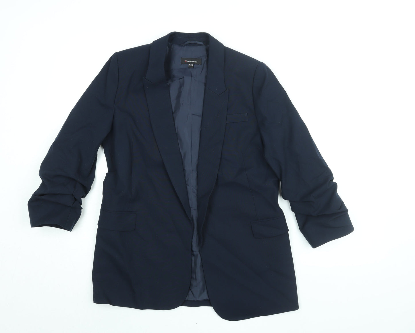 Marks and Spencer Womens Blue Jacket Blazer Size 4