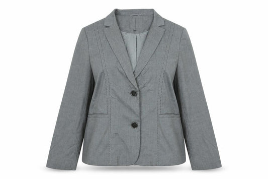 Debenhams Womens Grey Jacket Blazer Size 18 Button