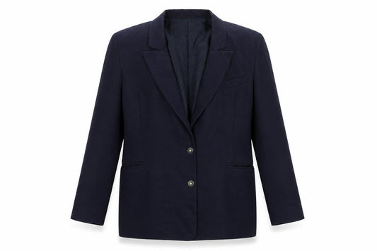 St Michael Womens Blue Jacket Blazer Size 14 Button