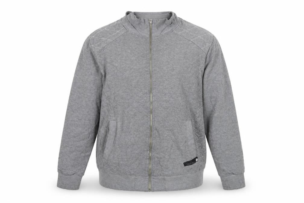 Red Herring Mens Grey Cotton Full Zip Sweatshirt Size L