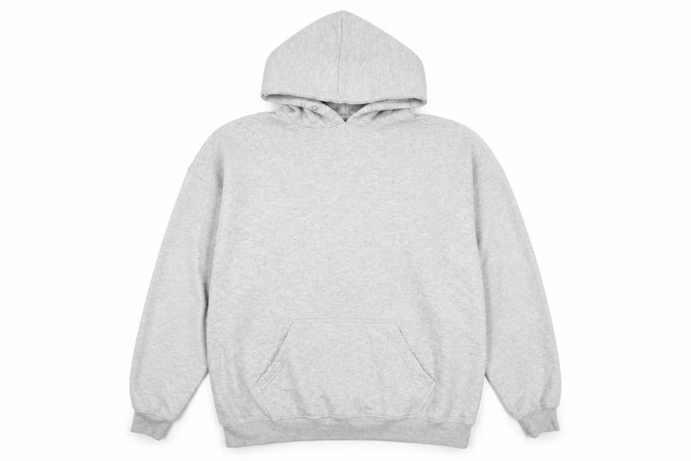 PRETTYLITTLETHING Womens Grey Cotton Pullover Hoodie Size 14 Pullover