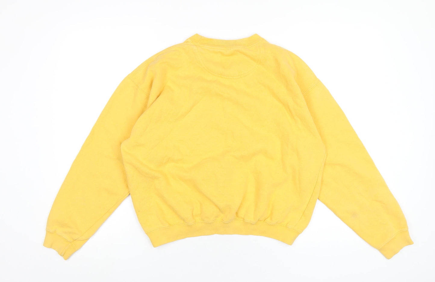 Polar Womens Yellow Cotton Pullover Sweatshirt Size S Pullover - Alaska