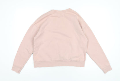 Preloved Disney Womens Pink Cotton Pullover Sweatshirt Size S Pullover - Winnie the Pooh - Back