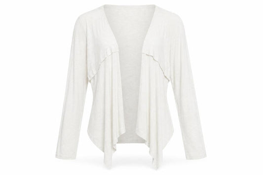 Gap Womens Ivory V-Neck Cotton Cardigan Jumper Size L