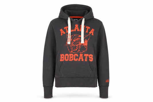 Fred in Boston Womens Grey Cotton Pullover Hoodie Size M Pullover - Atlanta Bobcats