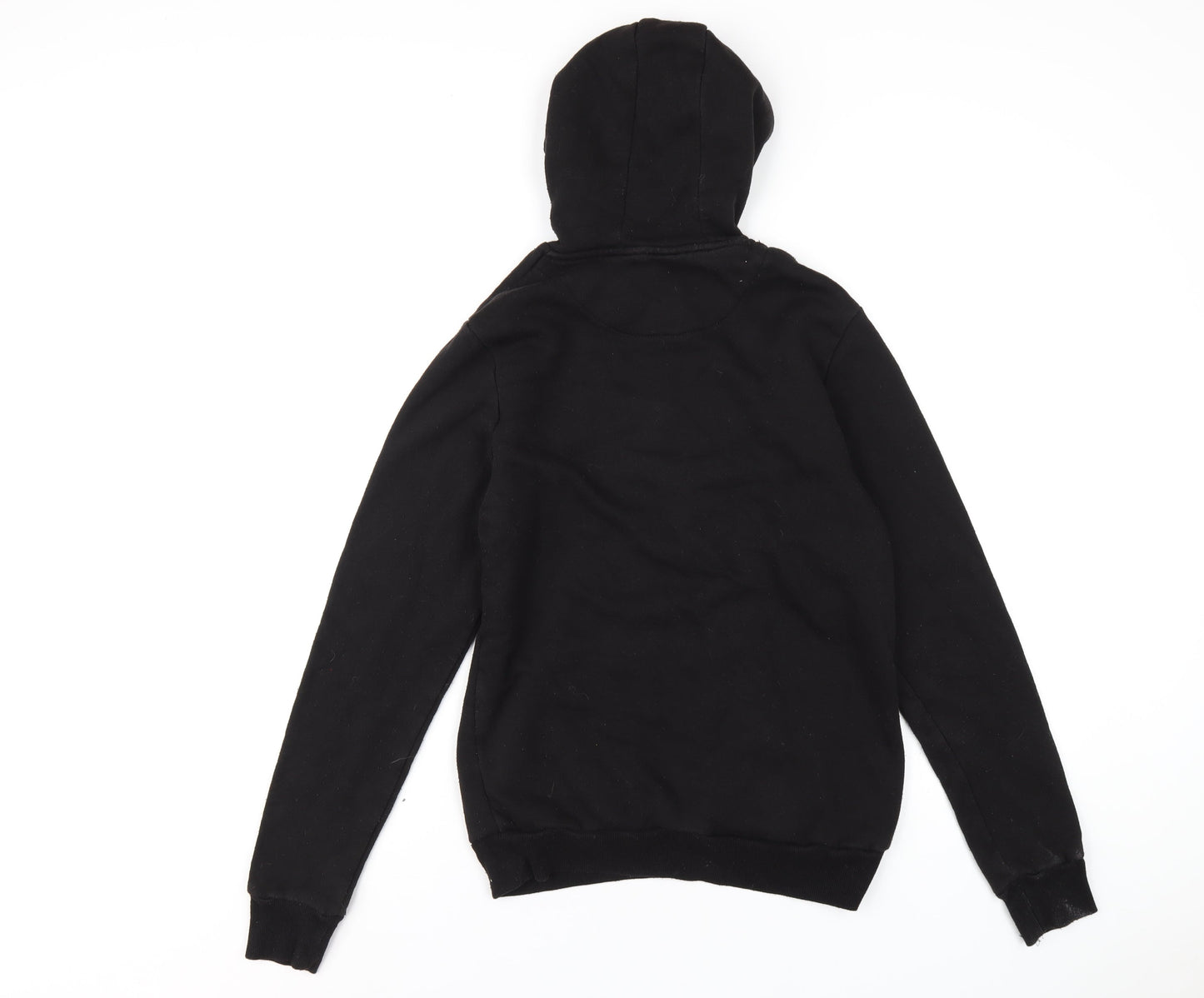 Stranger Things Womens Black Cotton Pullover Hoodie Size S Pullover