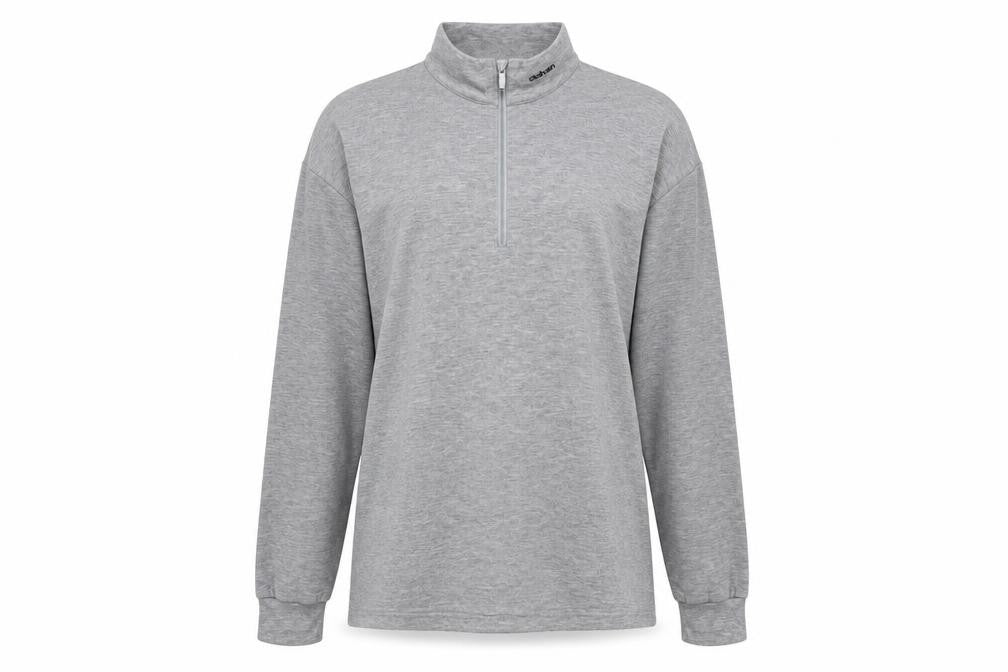Rohan Womens Grey Polyester Pullover Sweatshirt Size S Zip