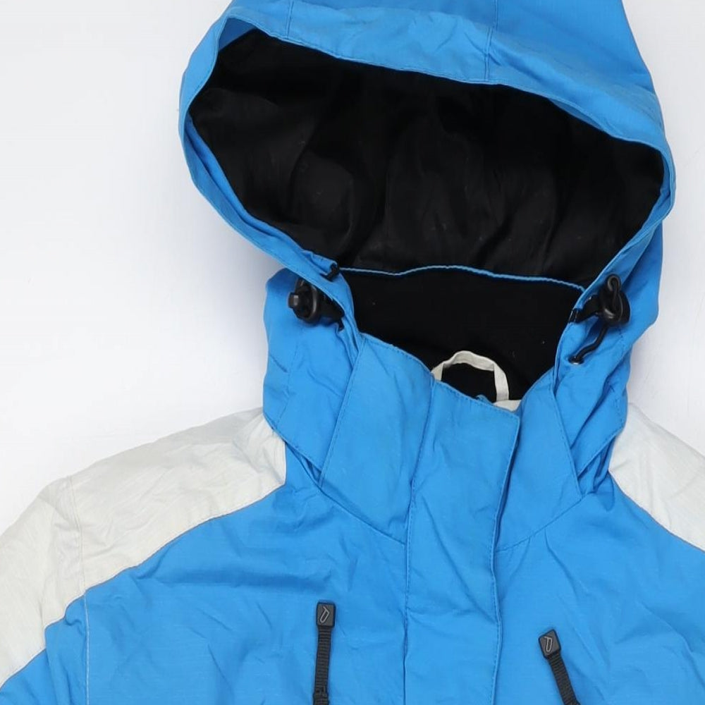 Parallel Womens Blue Jacket Size 12 Zip