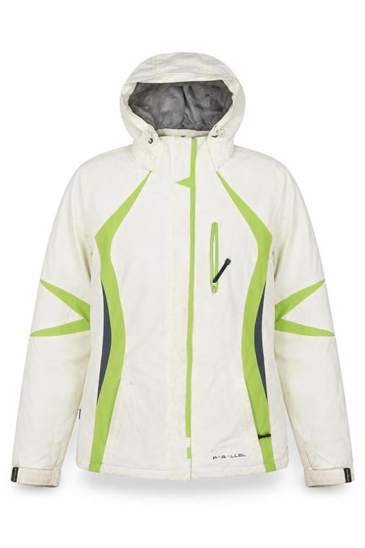 Parallel Womens Ivory Jacket Size 12 Zip