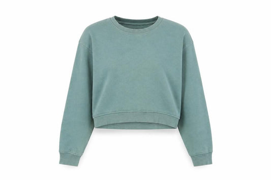 Zara Womens Blue Cotton Pullover Sweatshirt Size M Pullover