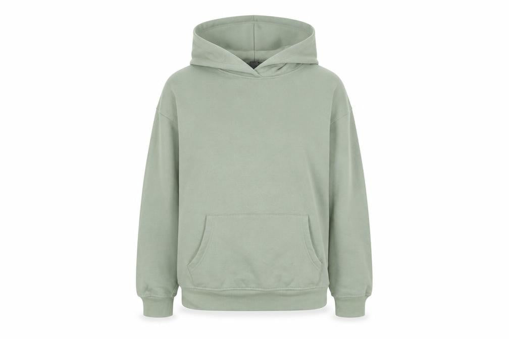 New Look Womens Green Cotton Pullover Hoodie Size S Pullover