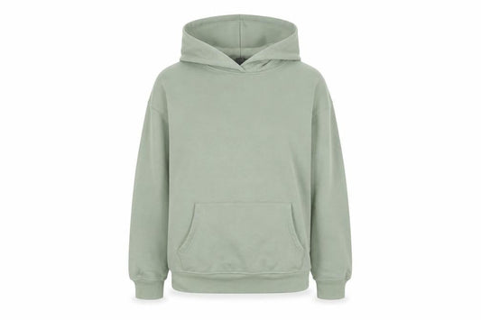 New Look Womens Green Cotton Pullover Hoodie Size S Pullover