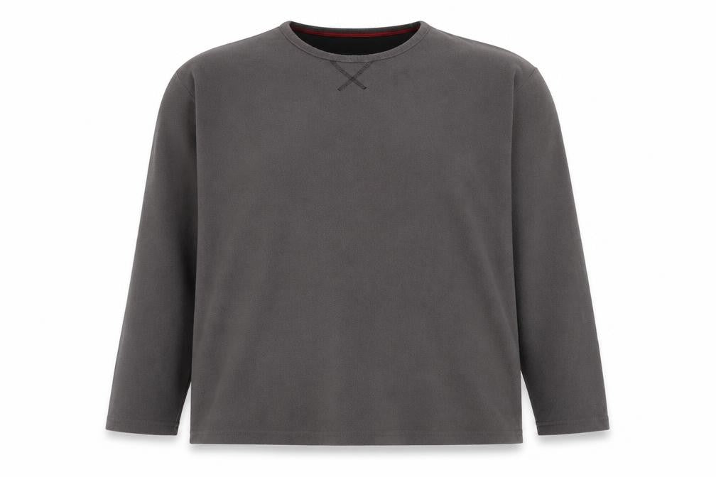 Avenue Mens Grey Polyester Pullover Sweatshirt Size 2XL