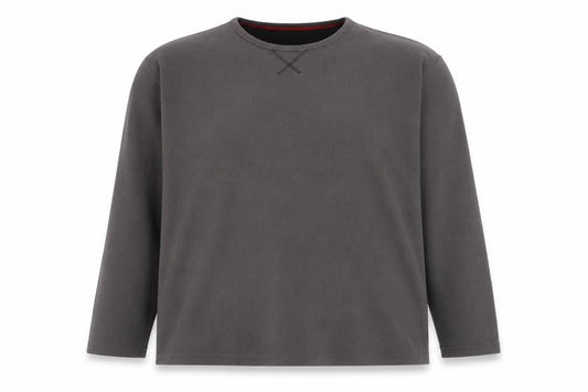Avenue Mens Grey Polyester Pullover Sweatshirt Size 2XL
