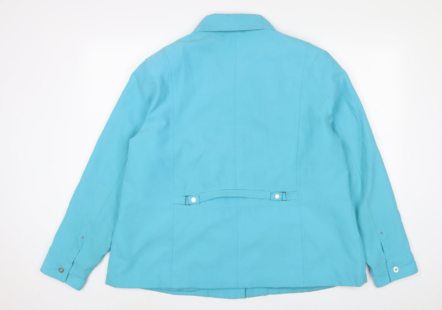 klassik Womens Blue Jacket Size 22 Zip