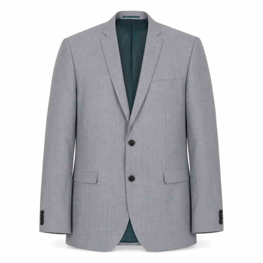 NEXT Mens Grey Wool Jacket Suit Jacket Size 42 Regular